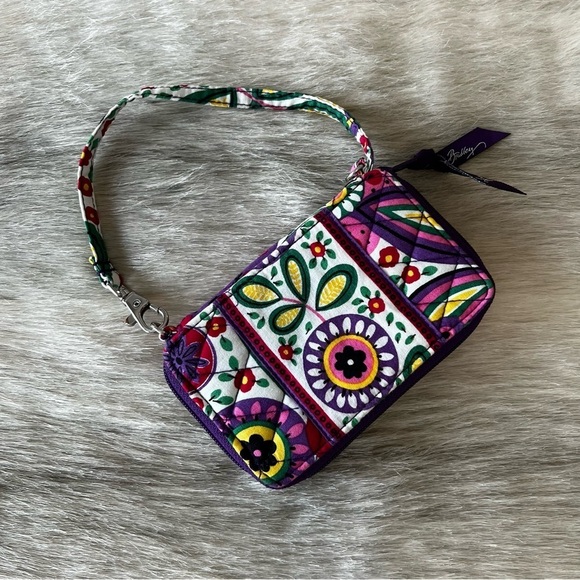 VERA BRADLEY Viva La Vera 2011 Smartphone Wristlet Purple Green Lipstick Case - Picture 4 of 11